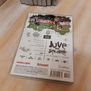 Cofanetto DVD JUVE PER SEMPRE 8 dischi Juventus vittorie e trofei Corriere Sport