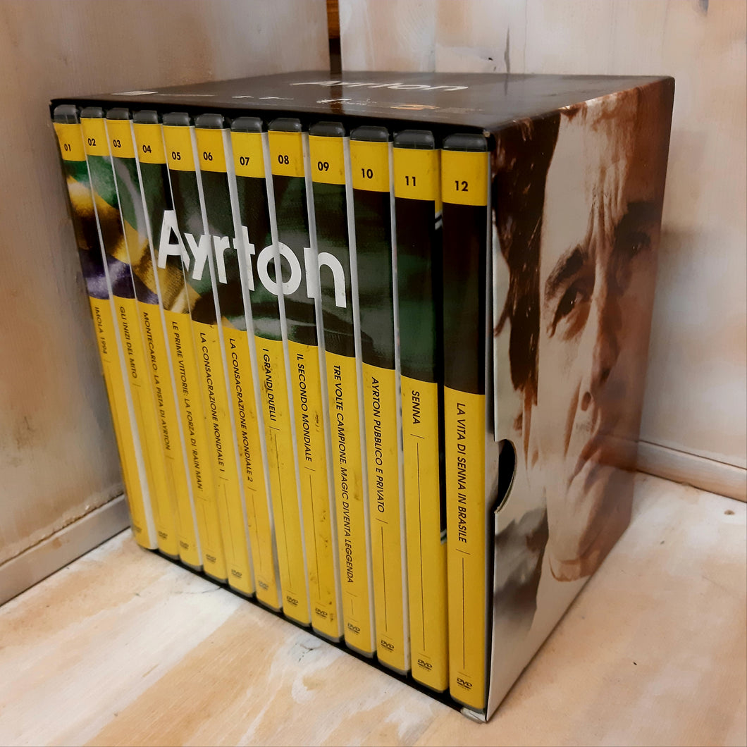 Cofanetto DVD AYRTON Indimenticabile Senna 12 uscite Gazzetta dello Sport 2014