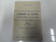 Libro - ESAME DI STORIA PER TECNICI - DALLA PREISTORIA ALLA  - FRANCO SACCHI