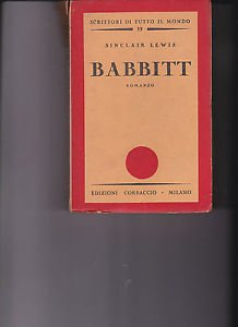 Book - S. Lewis: Babbitt. Translated from English by Liliana Scalero, 1936