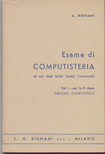 Libro - Esame di computisteria - Bignami