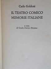 Load image into Gallery viewer, Book - The comic theater-Italian memories - Goldoni, Carlo