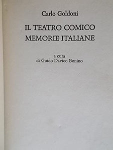 Book - The comic theater-Italian memories - Goldoni, Carlo