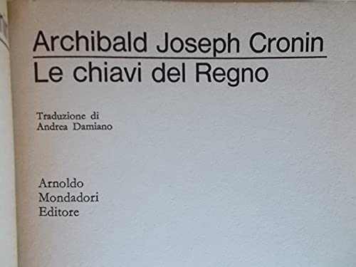 Libro - le chiavi del regno - Archibald Joseph Cronin