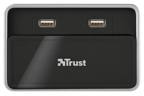 Trust SliZe 7-Port USB 2.0 Hub 480 Mbit/s Nero, Argento