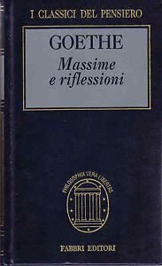 Book - Maxims and Reflections - Johann Wolfgang Goethe