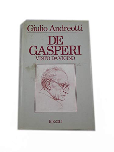 Libro - De Gasperi visto da vicino - Andreotti, Giulio