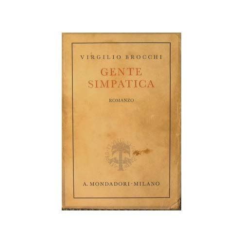 Libro - Gente simpatica - Virgilio Brocchi