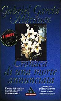 Book - Chronicle of a death foretold - García Márquez, Gabriel