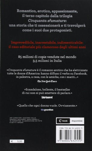 Libro - Cinquanta sfumature di rosso. Formato Tascabile - James, E. L.