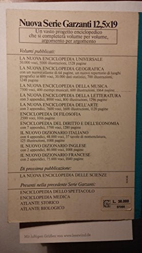 Libro - La nuova enciclopedia della letteratura Garzant - Garzanti