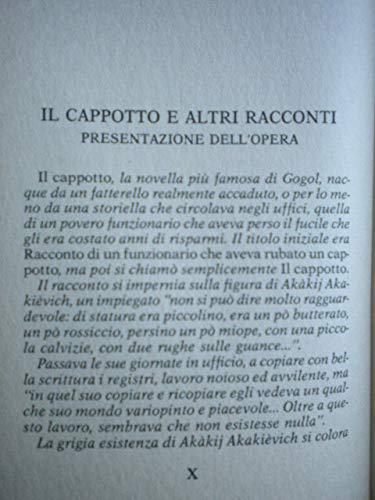 Libro - Il cappotto - Nikolaj Gogol