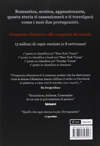 Libro - Cinquanta sfumature di nero - James, E. L.