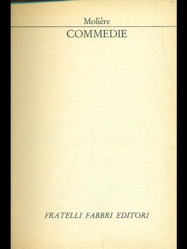 Libro - Commedie - Moliere