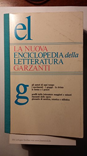 Libro - La nuova enciclopedia della letteratura Garzant - Garzanti