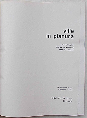 Libro - Ville in pianura. - AA.VV.