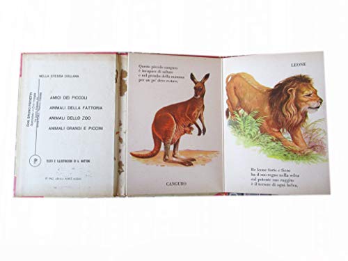 Libro - ANIMALI DELLO ZOO - A,Z EDITRICE - 1962 - PIEGHEVOLI - anonimo