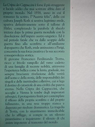 Libro - La cripta dei cappuccini - Roth Joseph