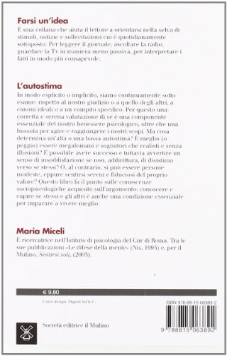 Libro - L'autostima - Miceli, Maria