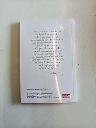 Libro - San Paolo L'apostolo delle genti Benedetto XVI