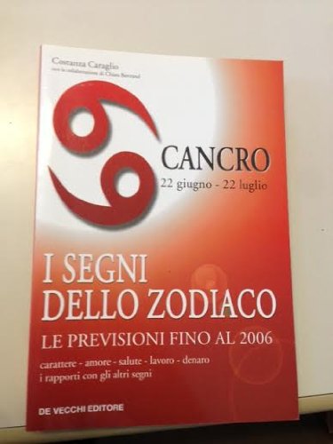 Libro - Cancro - Caraglio, Costanza