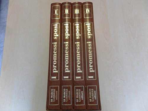 Book - the betrothed - 4 volumes - Alessandro Manzoni