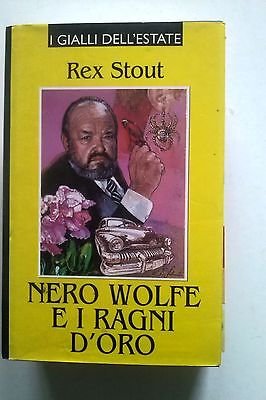 Book - Rex Stout: Nero Wolfe and the Golden Spiders Ed. Famiglia Cristiana [RS] A43