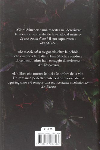 Book - The things you know about me - Sánchez, Clara