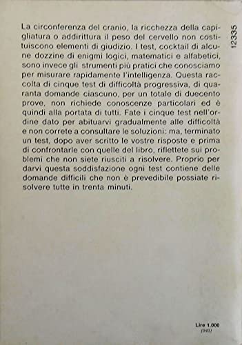 Libro - Misurate la vostra intelligenza. - BERLOQUIN Pierre -