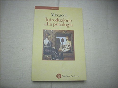 Libro - Introduzione alla psicologia - Mecacci, Luciano