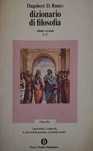 Libro - dizionario di filosofia 2 volumi A-K e L-Z - runes