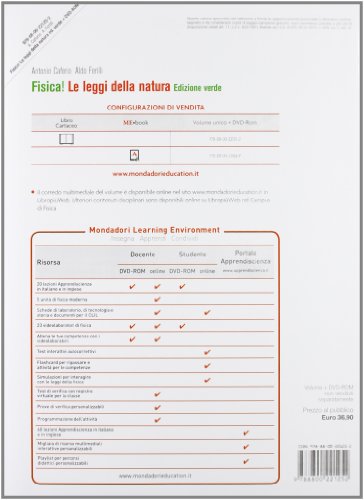 Libro - Fisica! Le leggi della natura. Ediz. verde. Per le S - Caforio, Antonio