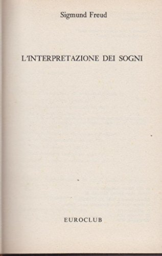 Libro - L’interpretazione dei sogni - Freud