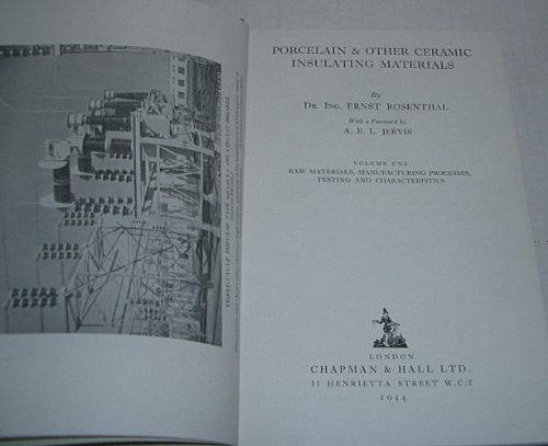 Book - Porcelain &amp; Other Ceramic Insulating Materials:Volum - Rosenthal,Dr Ernst