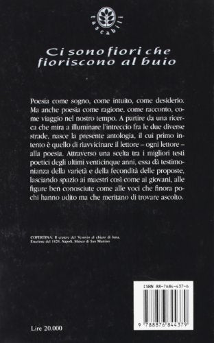 Book - There are flowers that bloom in the dark. Anthology of Italian poetry from the years - Caltabellotta, Simone