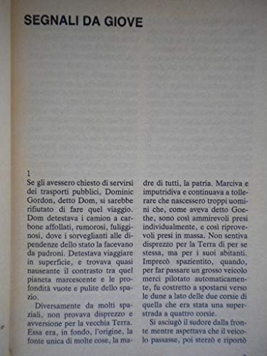 Book - SIGNALS FROM JUPITER MONDADORI-URANIA 1982 - HUGHES ZACH