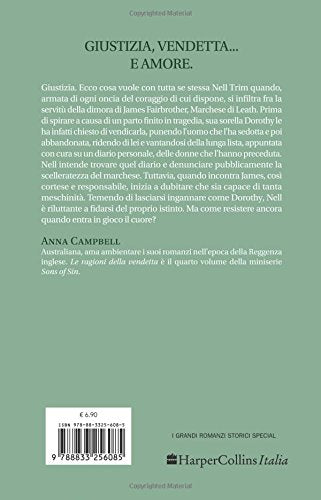 Libro - Le ragioni della vendetta - Campbell, Anna