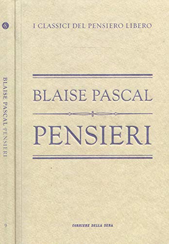 Libro - PENSIERI. - BLAISE PASCAL