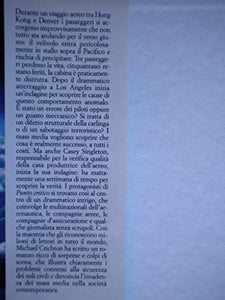 Book - CRITICAL POINT EUROCLUB 1998 - MICHAEL CRICHTON