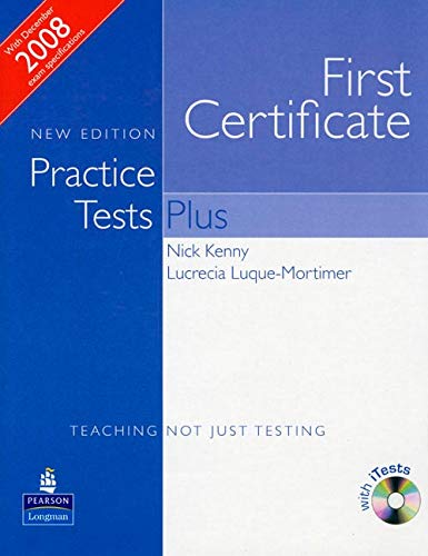 Libro - FCE practice test plus. Student's book. Without key. - Kenny, Nick
