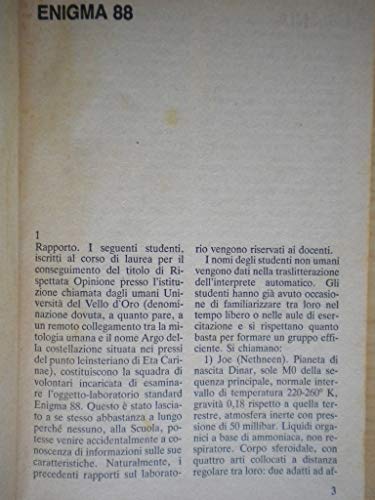 Book - Urania N. 1080 Enigma 88 By Hal Clement Ed. Mondadori A08 Aa1