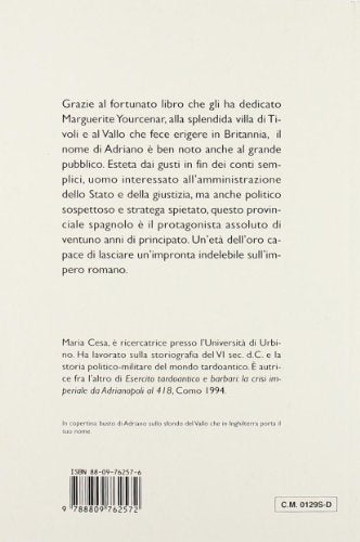 Libro - Adriano. L'età d'oro dell'impero romano - Cesa, Maria