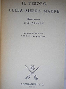 Libro - Il tesoro di Sierra Madre - B. Traven