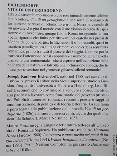 Libro - Vita di un perdigiorno - Eichendorff, Joseph K. von