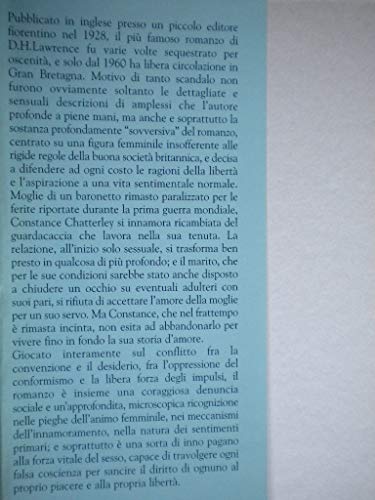 Libro - l'amante di lady chatterley - david herbert lawrence