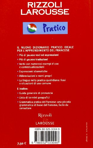 Libro - Dizionario Larousse pratico italiano-francese