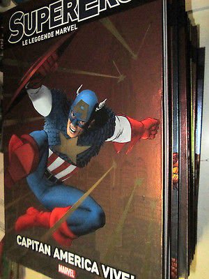 Book - Marvel Legends Superheroes 12 Captain America Lives! ed.Panini NEW