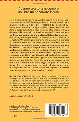 Libro - Gli ingredienti segreti dell'amore - Barreau, Nicolas