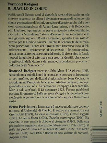 Libro - Il diavolo in corpo - Radiguet, Raymond