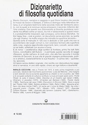 Libro - Dizionarietto di filosofia quotidiana - Cecovini, Manlio